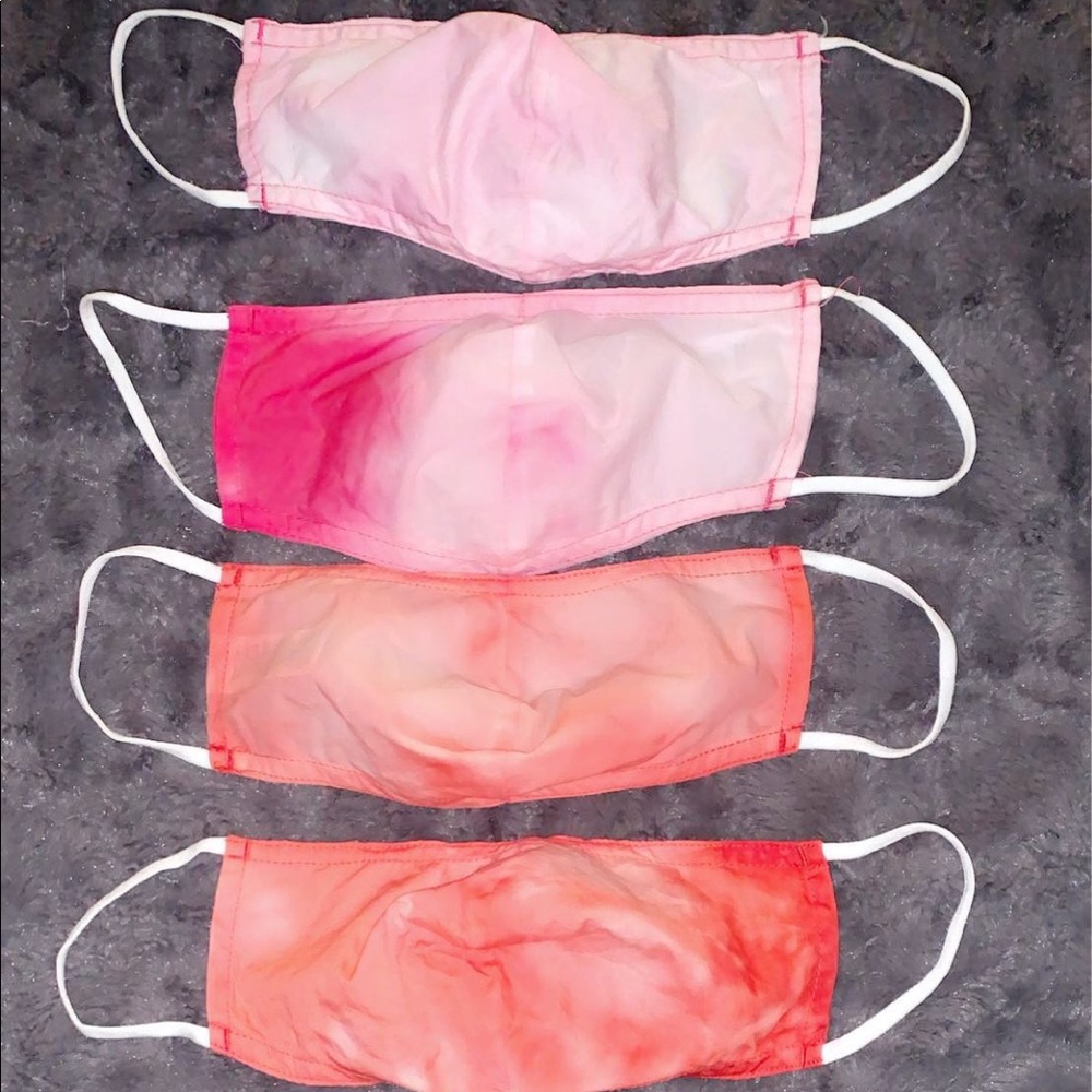 Bleach tie dye face masks *SANITIZED*